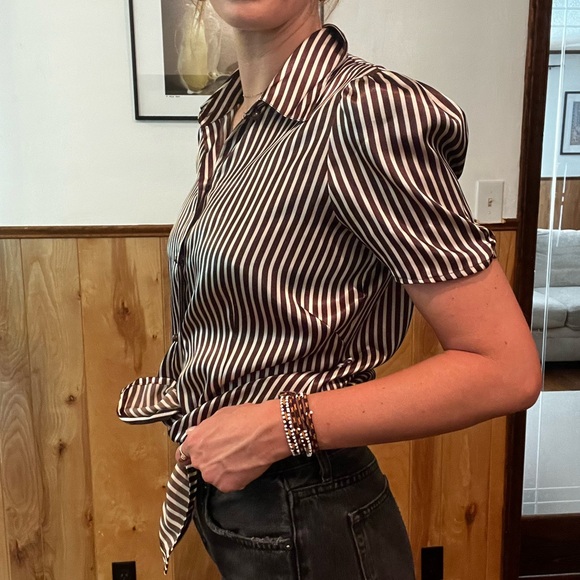 Retro Vintage 90’s button up blouse - Picture 2 of 7